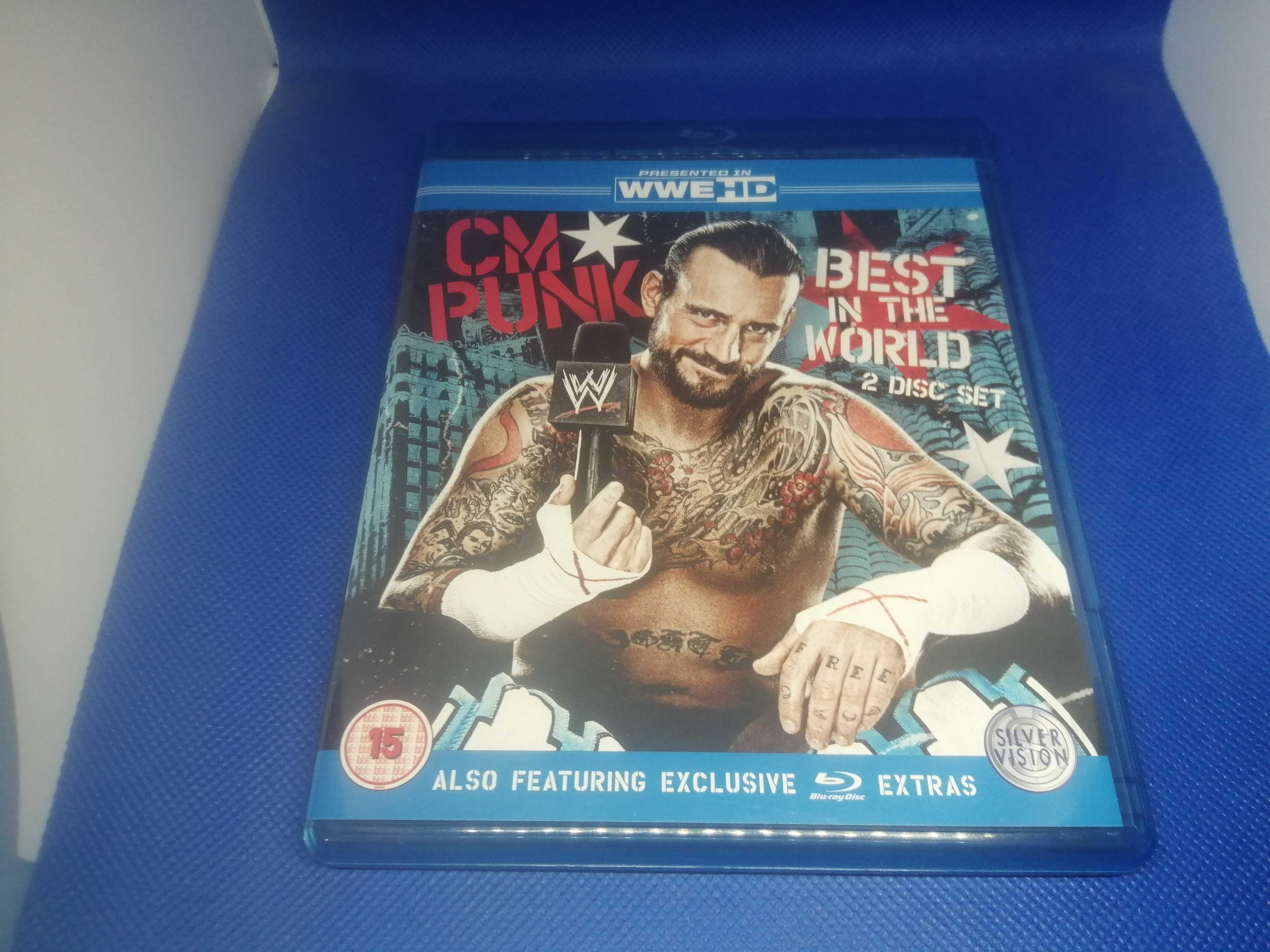 WWE CM Punk Best in the World 2x Blu-ray Blu ray 2 Disc Set