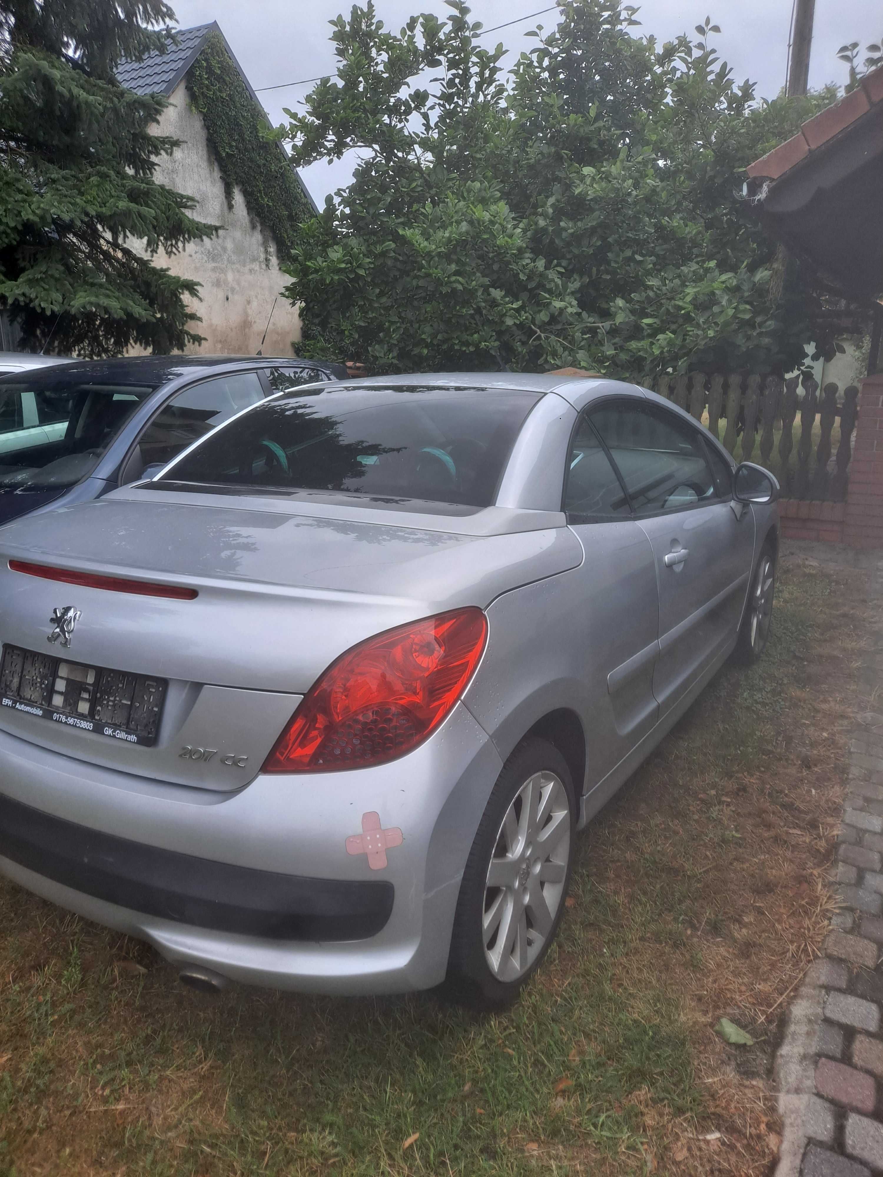 Peugeot 207cc sprowadzony niemcy