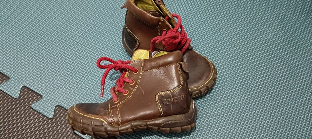 Skórzane trzewiki Clarks 17.5