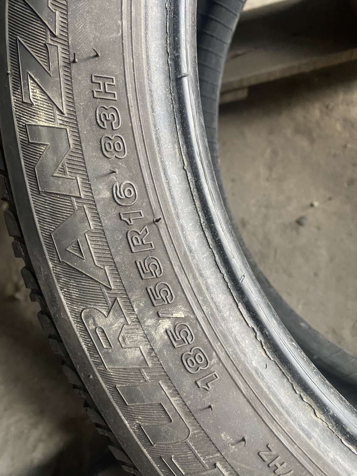 185.55.16 Bridgestone 4шт лето БУ склад шины резина из Европы 55 R16