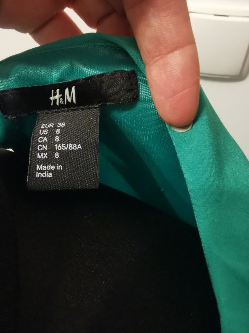 Zielona sukienka H&M roz 38