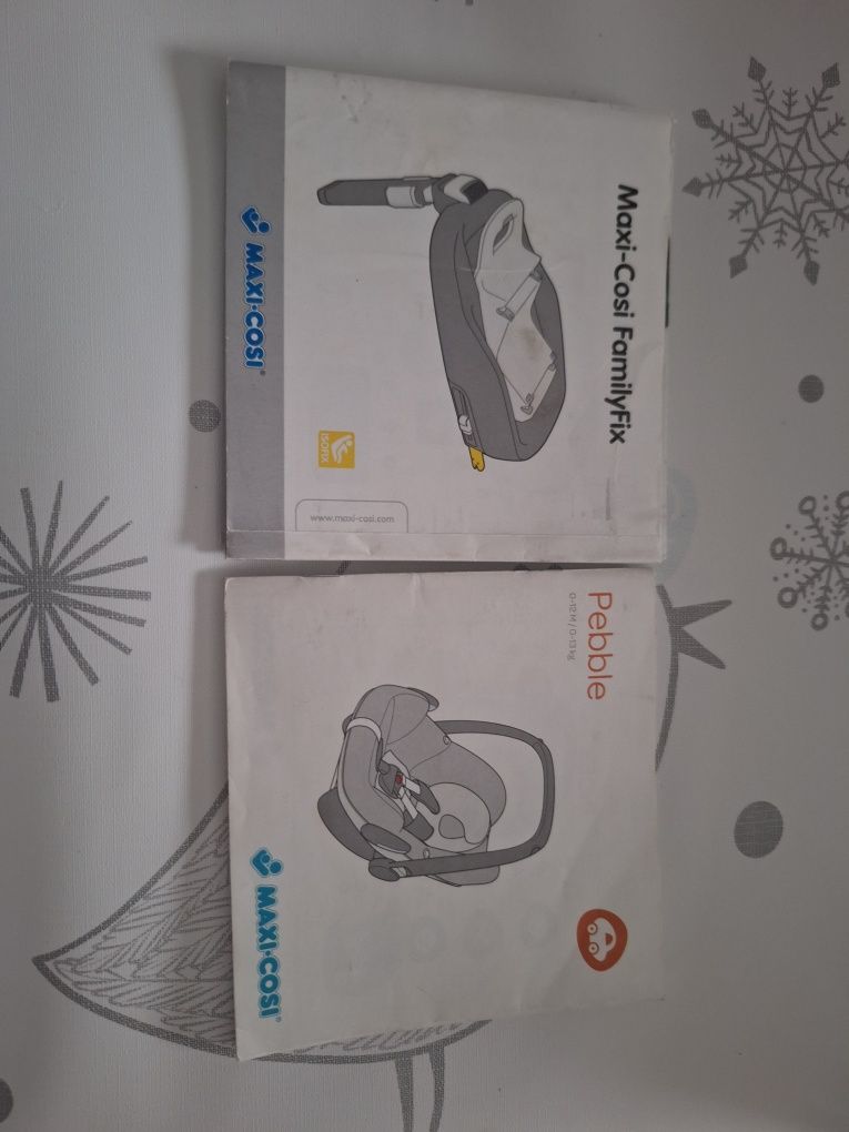 Fotelik maxi cosi pebble + baza Familyfix