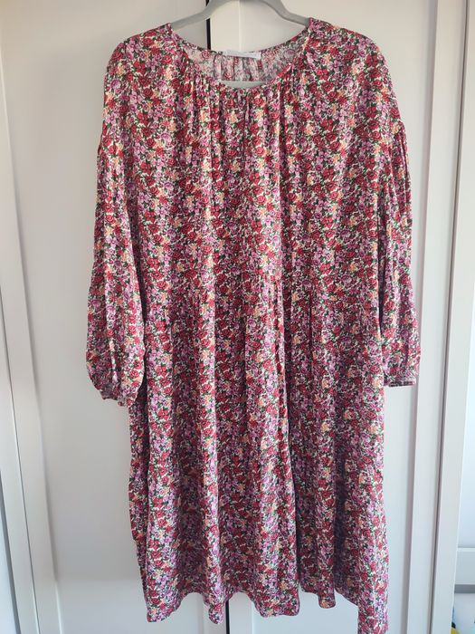 Sukienka z wiskozy plus size