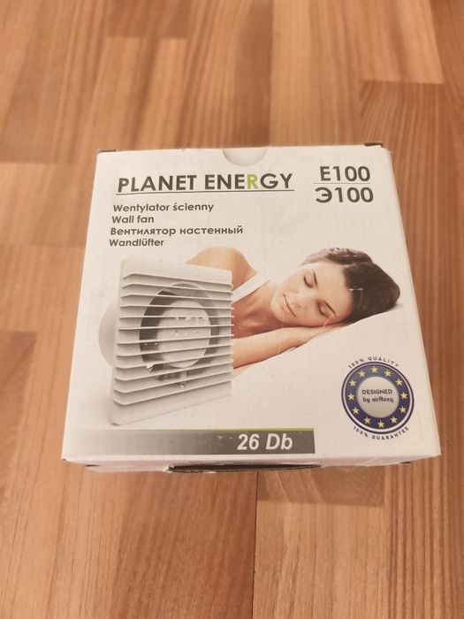 Wentylatory ścienne Planet Energy fi100 3 szt.