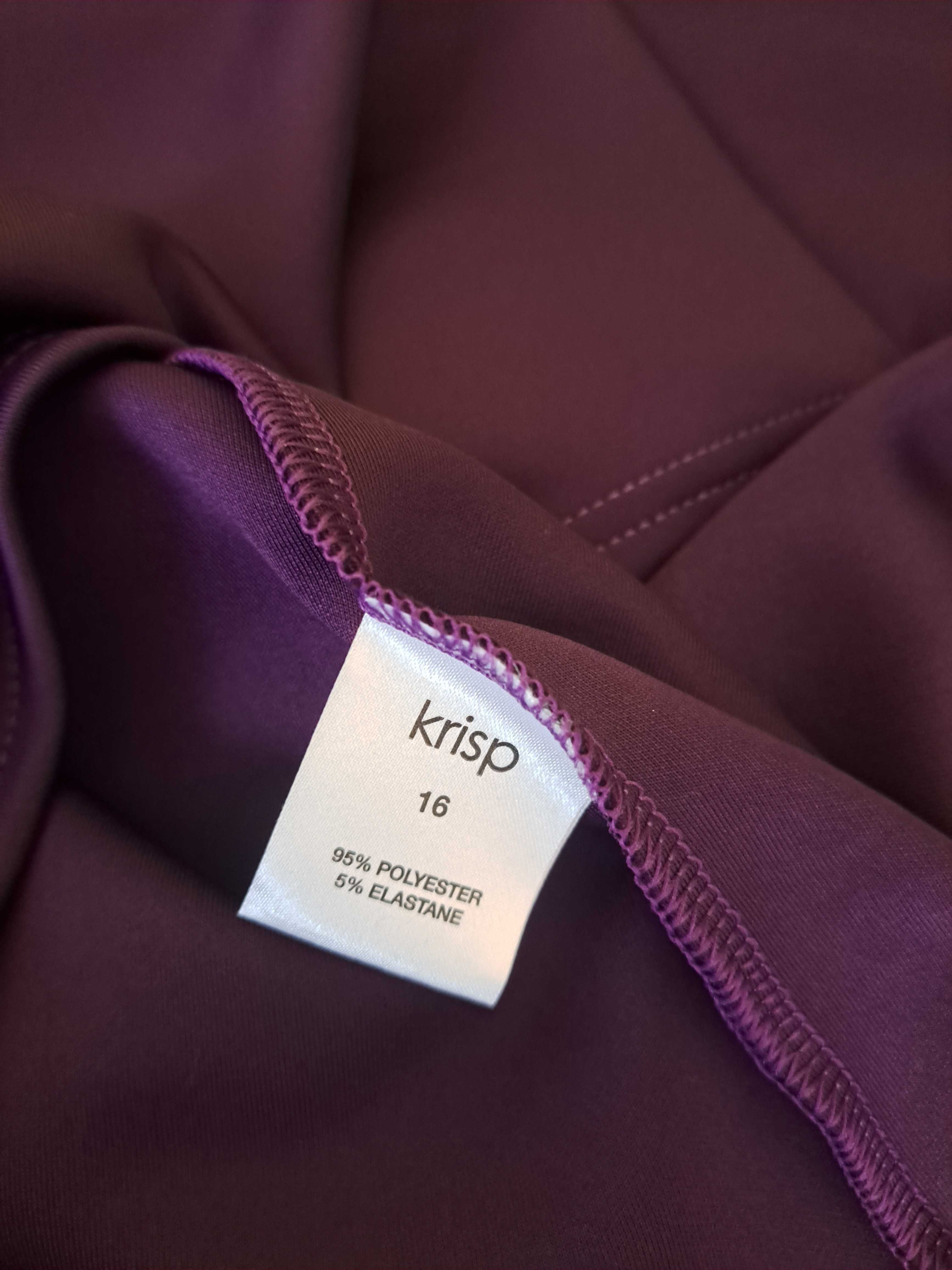 nowa, ołówkowa sukienka Krisp rozmiar 44 poliester, wesele, komunia