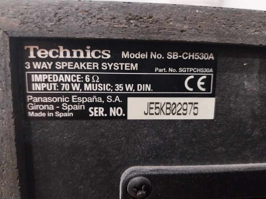 Wieża Technics ST-CH530,SE-CH530,SL-CH530,RS-CH730+pilot+2szt kolumny