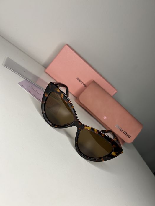 Okulary przeciwsłoneczne „miu miu” panterka