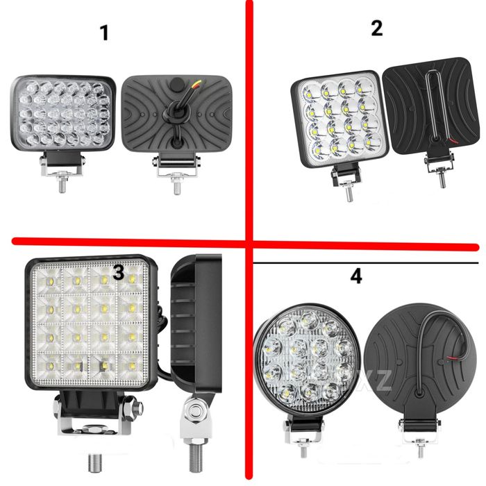 LED фары (4 вида)