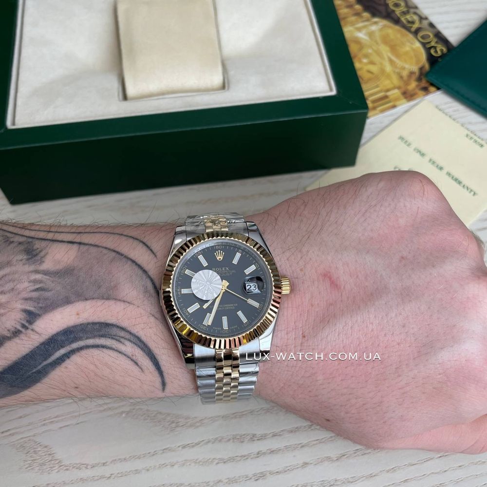 Часы Rolex Datejust 41 Silver Gold