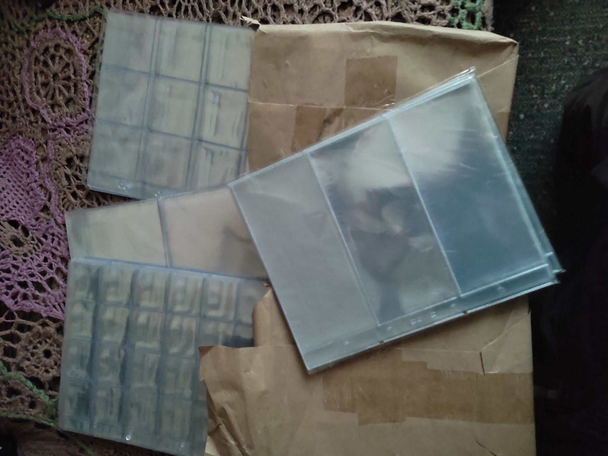 Папка с силиконовыми листами под боны и открытки (25 х 20,5 см