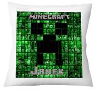 Poduszka Minecraft z Imieniem,  Prezent, Urodziny