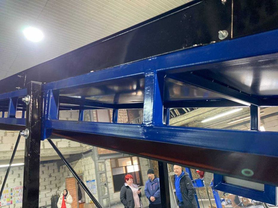 Разгрузочный бункер, загрузчик вагонов, ленточный конвейер транспортер