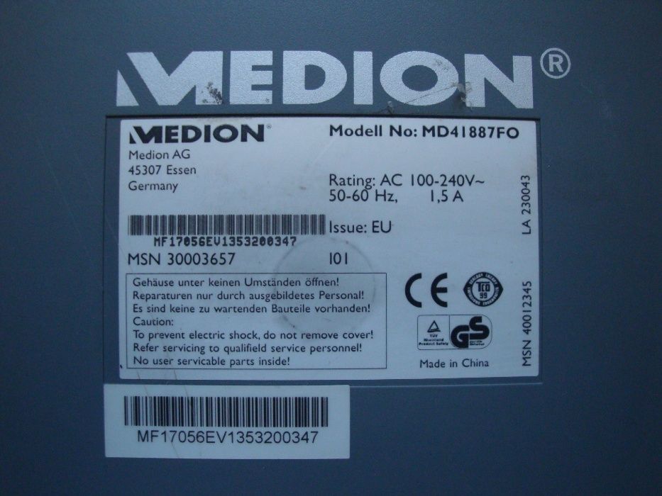 Monitor 19 cali Medion