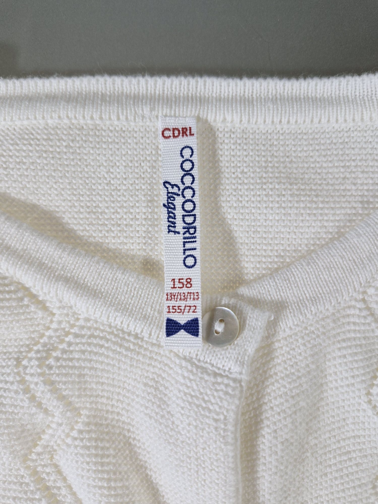 Sweter Młodzieżowy Dziewczęcy Coccodrillo Elegant Rozmiar 158