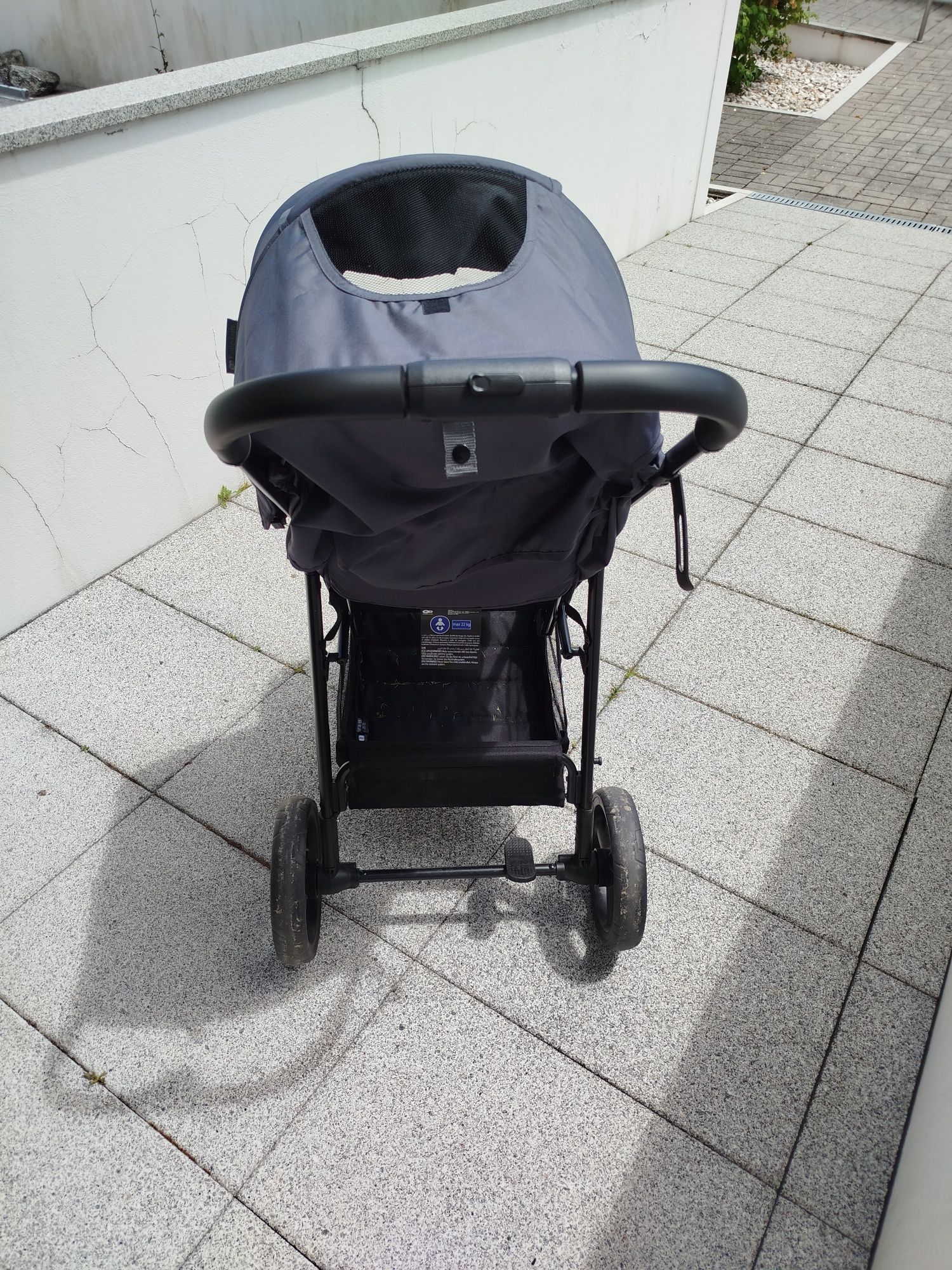 Carrinho bebé Kinderkraft Trig 3 cinzento