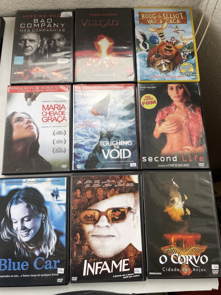 DVD’s originais como novos