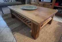 Mesa de centro rustica