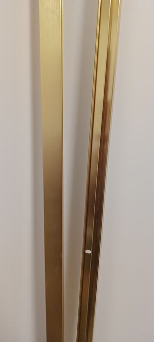 Profile do szyby prysznicowej - szczotkowane złoto