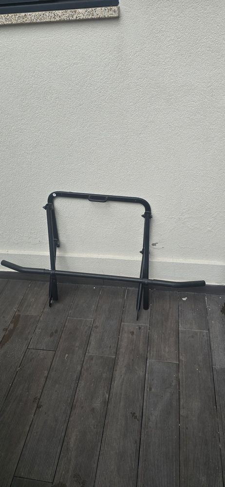 Barra de pull-up fixa, reclinável
