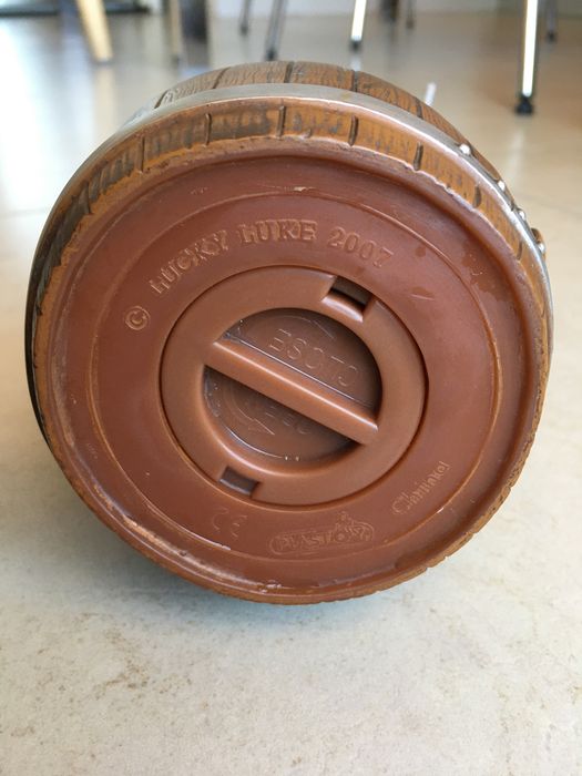 Mealheiro Lucky Luke e Rantanplan em PVC