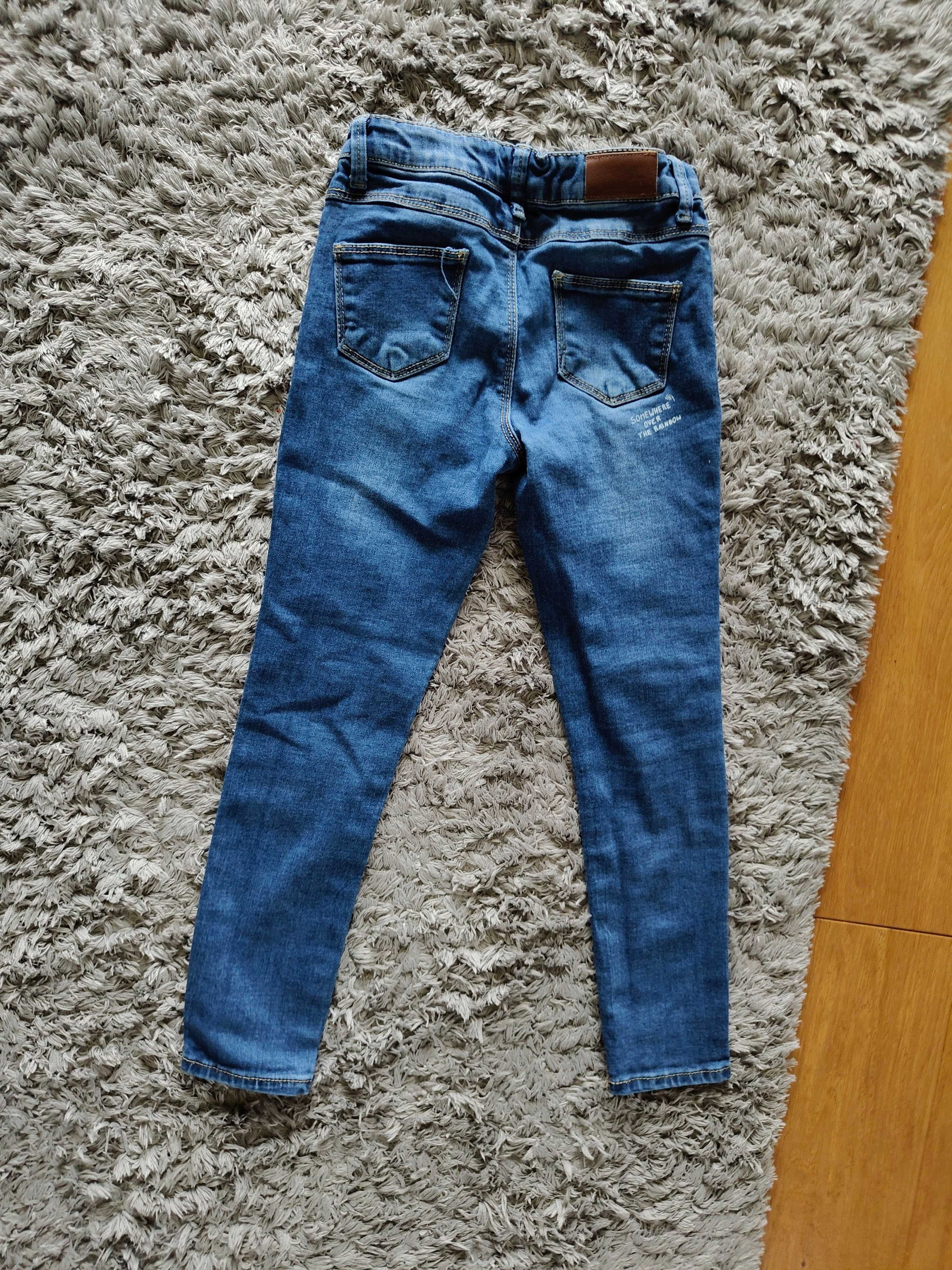Spodnie jeansowe rurki 128  cm Reserved