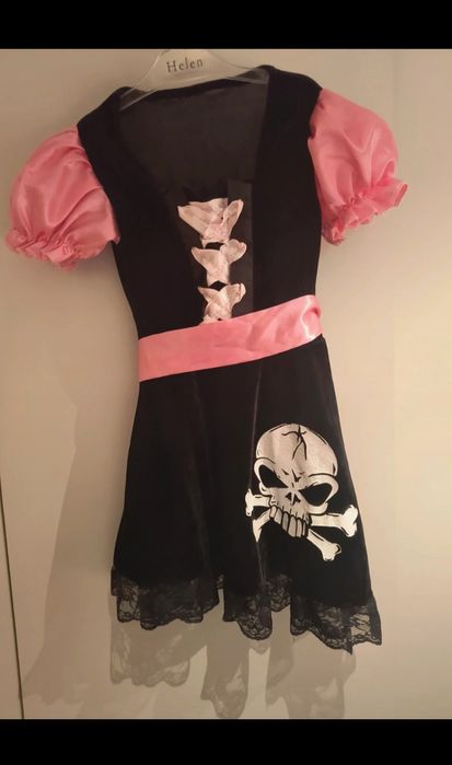 Strój halloween kostium piratka 110/116