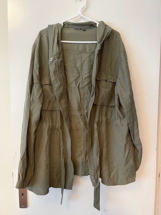 Casaco com capuz Verde Tropa Kiabi, XL / 46