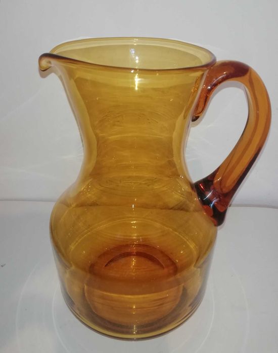 Dzban miodowy PRL - proj.L.Fiedorowicz - Huta Szkła Ząbkowice