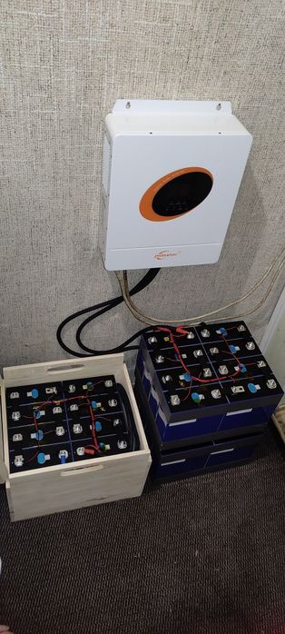 ДБЖ Lifepo4 8kw+гибридный инвертор 4kw