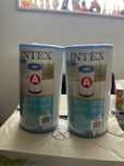 Filtros de marca Intex tipo A para bomba de piscina ou lago.