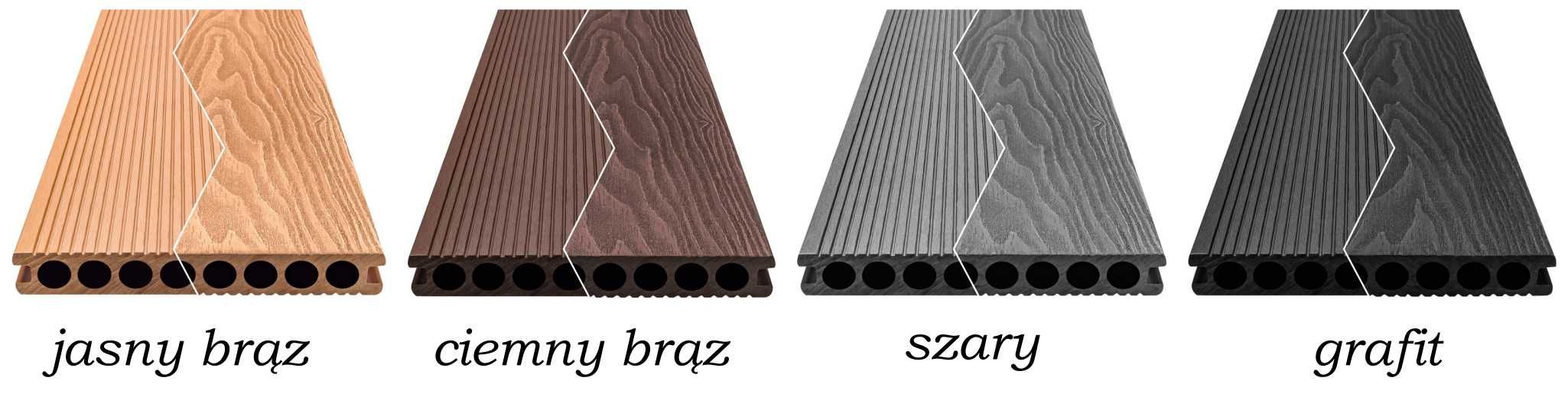 Deska DUO faktura drewna dł. 3,5m 4m 4,5m 5m