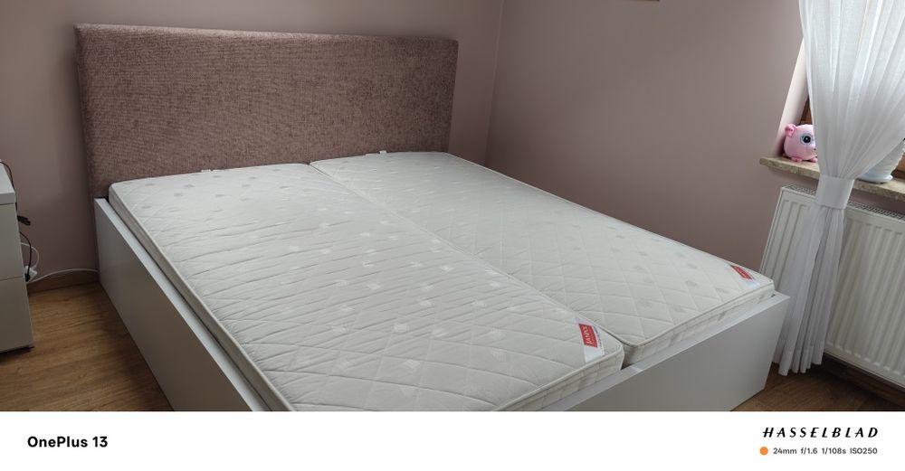 Łóżko tapicerowane 190x209x40 kompletne