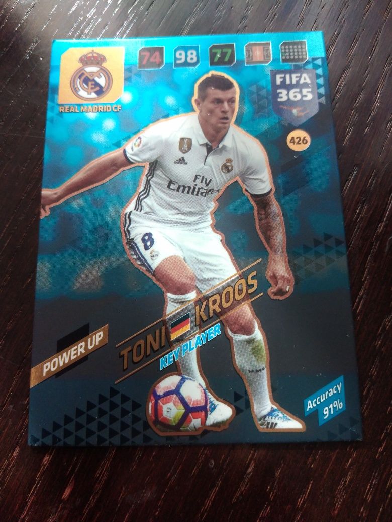 Karta power up fifa 365 Panini 2018 key Player Kroos Real Madryt