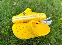 Шлепки сабо крокс crocs жовті лимонні 35-36 р