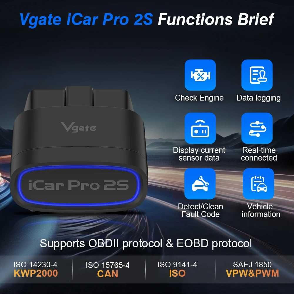 Vgate iCar PRO 2S
