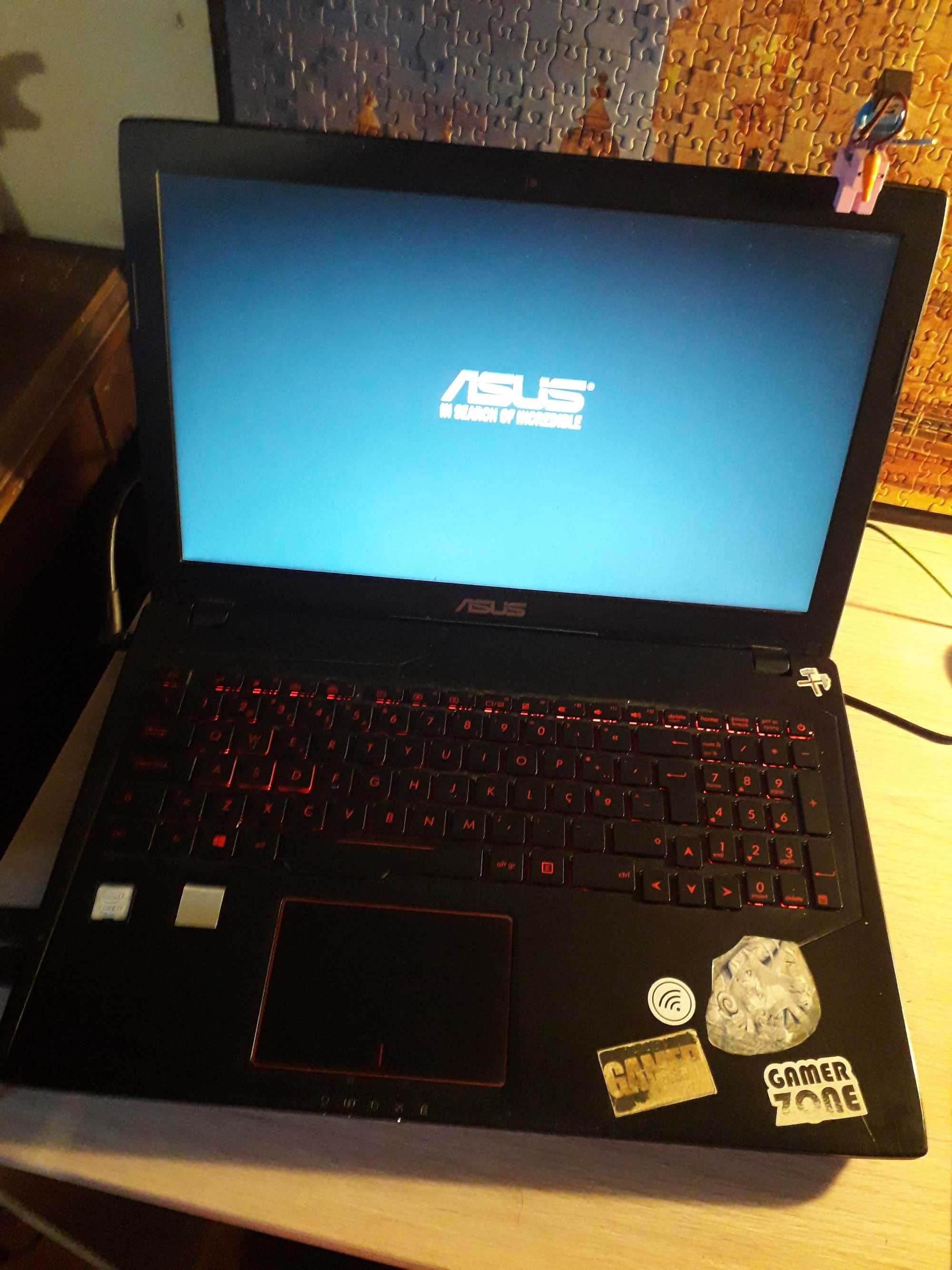 Portatil  asus nvidea