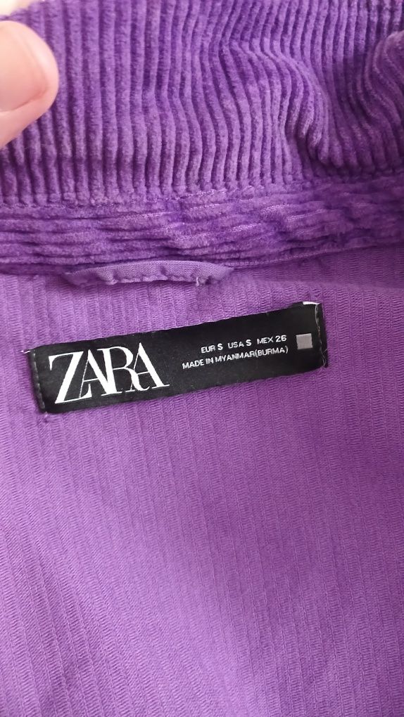 Вельветова рубашка Zara xs-s,стильна куртка-рубашка Zara
