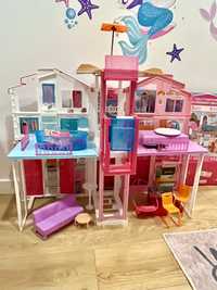 Domek Barbie DLY32 piętrowy domek dla lalek