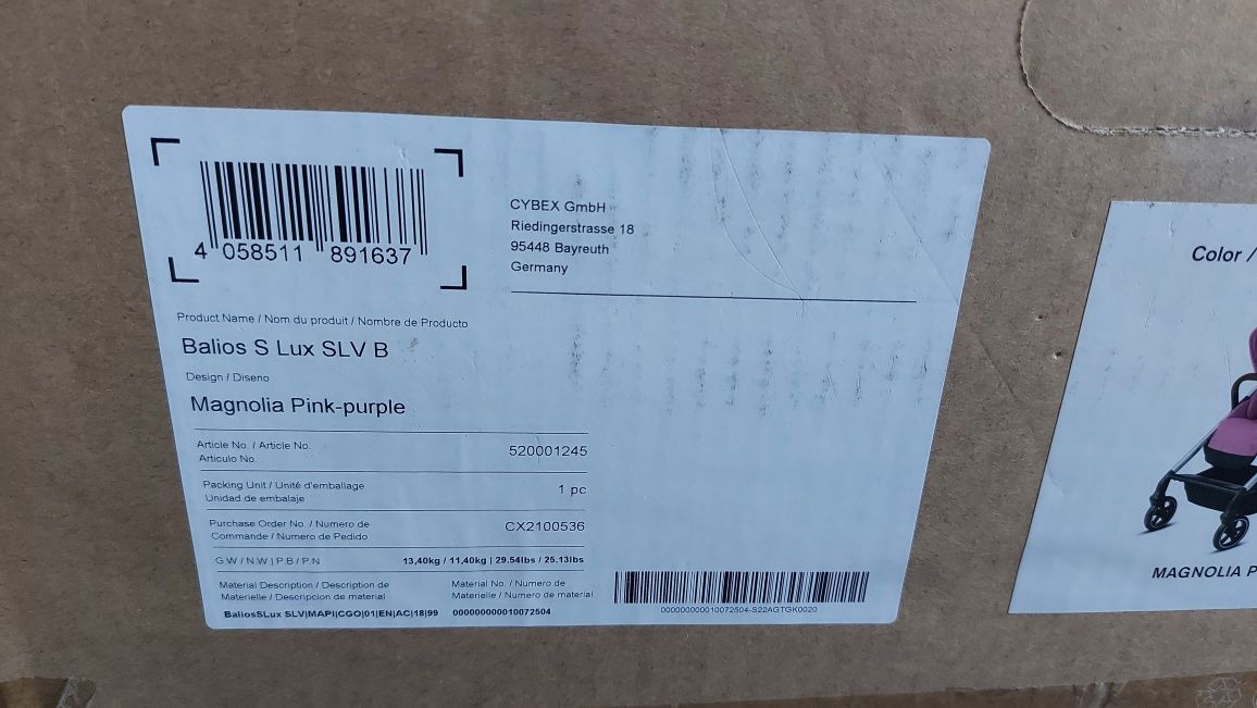 Wózek spacerowy Cybex Balious S Lux SLV B