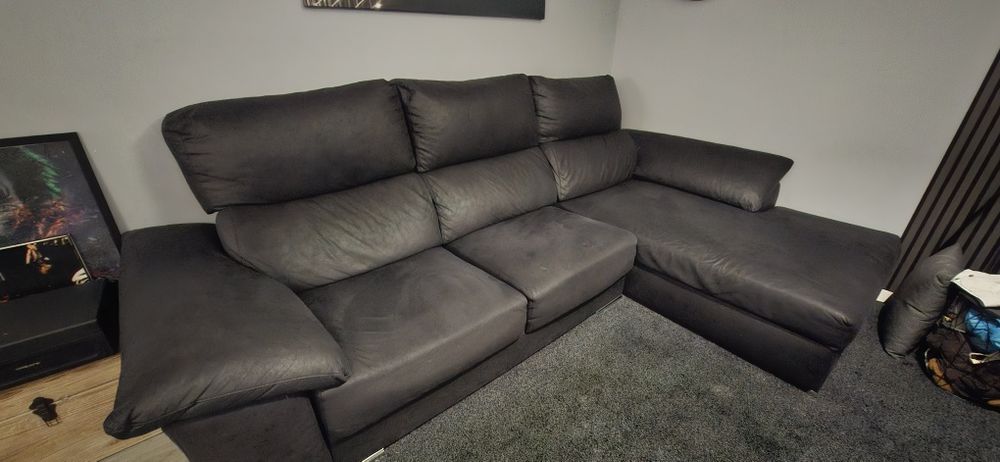 Sofá 3 lugares com chaise longue