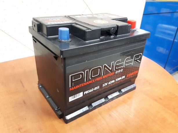 Nowy akumulator rozruchowy Pioneer 60Ah 61Ah 62Ah P+ L-