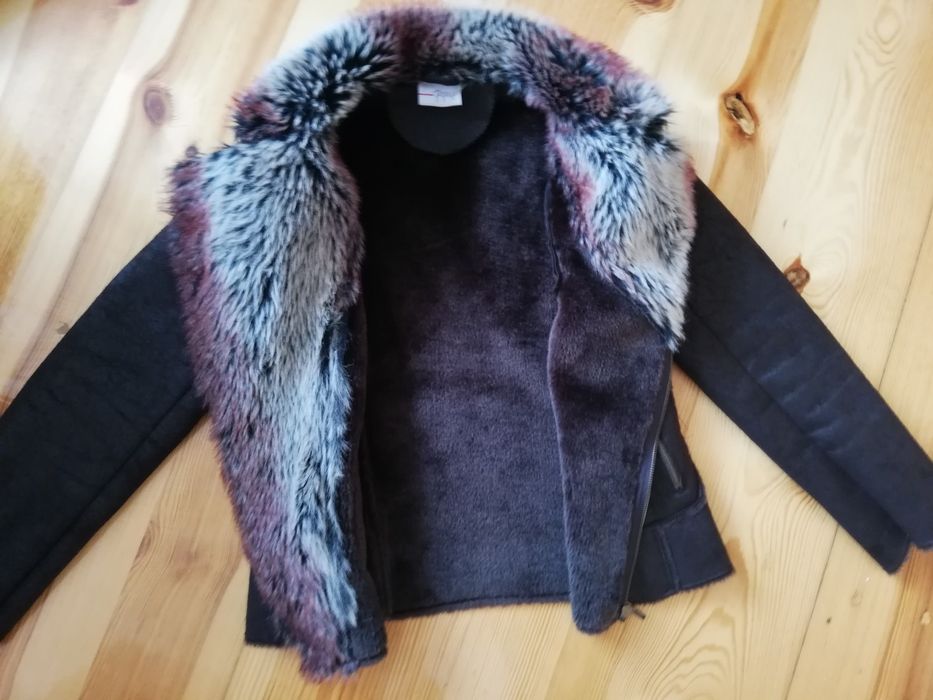 Kożuszek ramoneska brązowy S/M