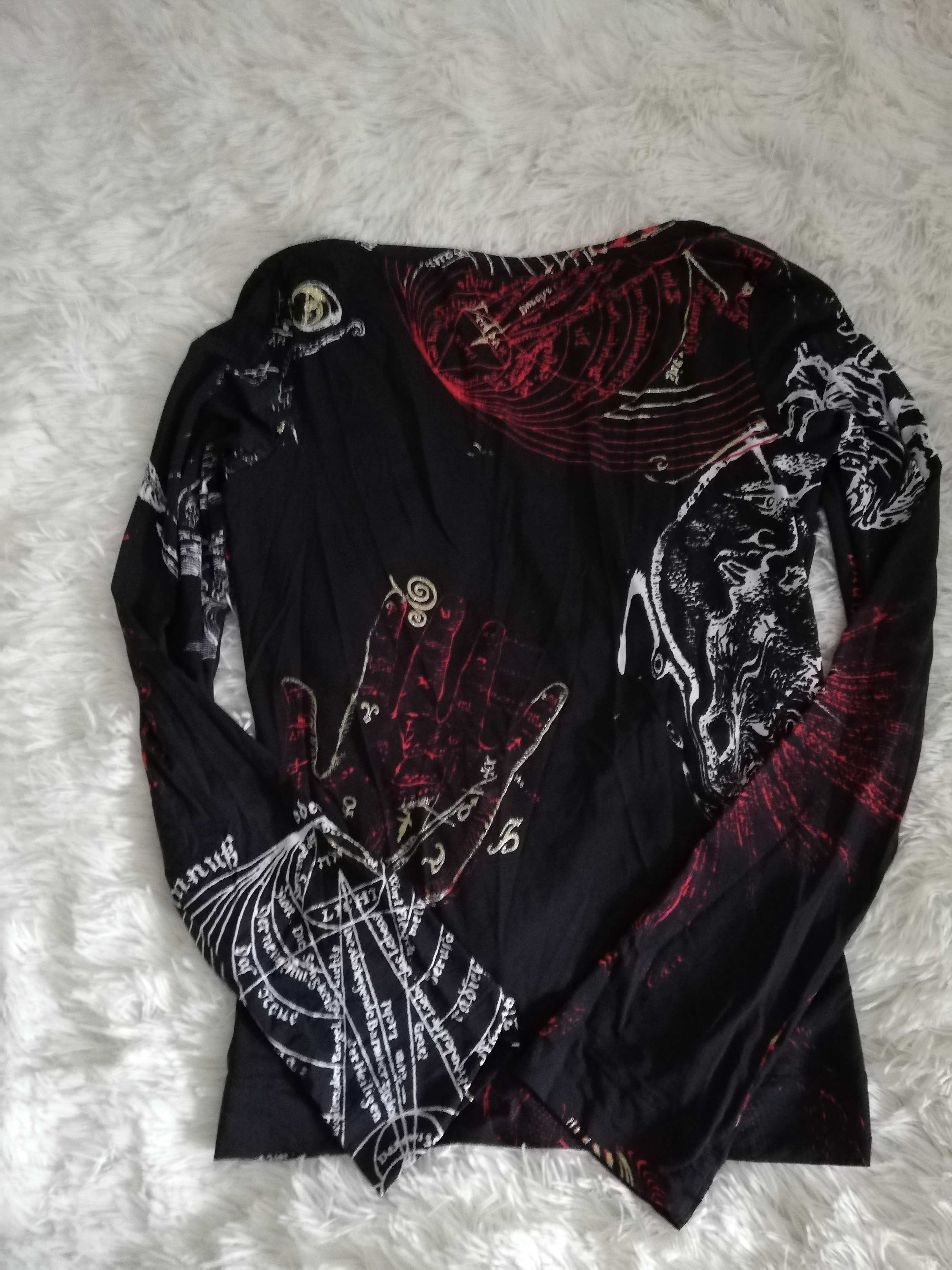bluzka Roberto Cavalli s 36 m 38 just cavalli monogram oryginał