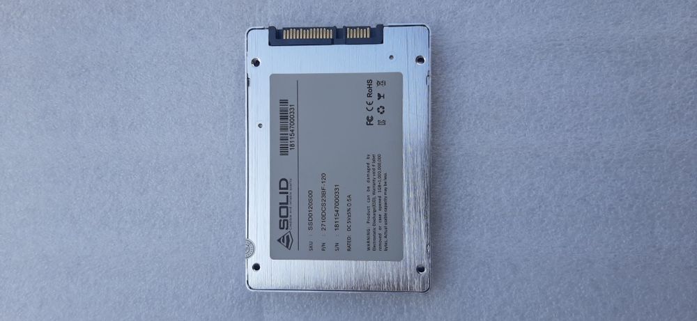 Disco Ssd 120Gb Novo