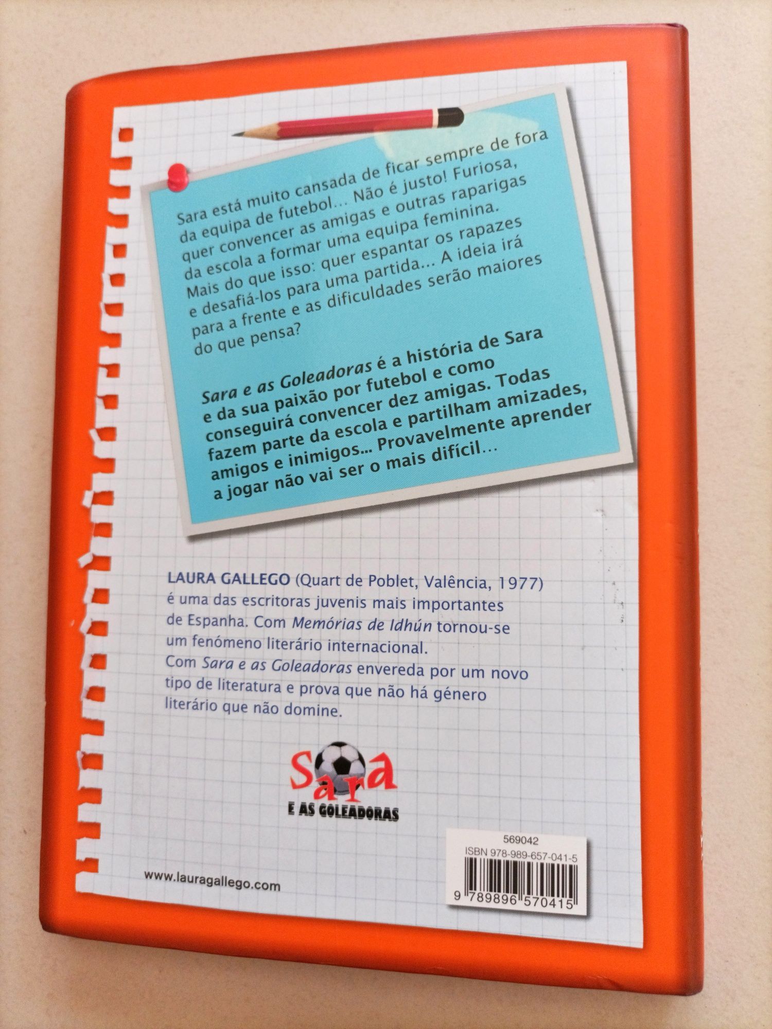 Livro Juvenil - Sara e as Goleadoras