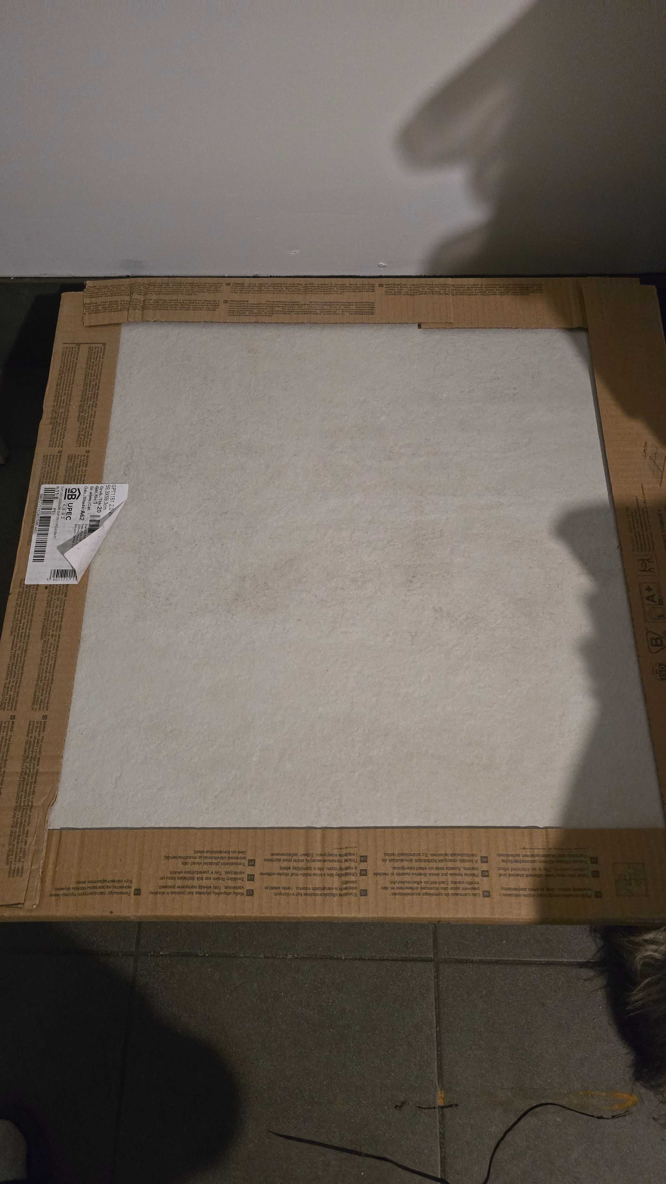 Gres tarasowy 20 mm white matt rect