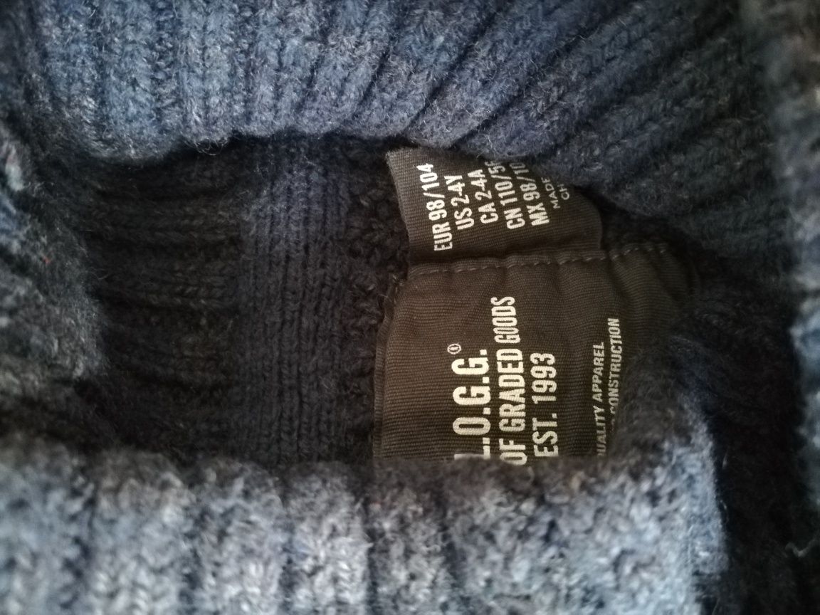 Ciepły sweter chłopięcy H&M