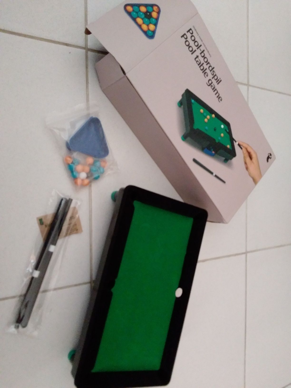 Jogo Mini mesa de bilhar.