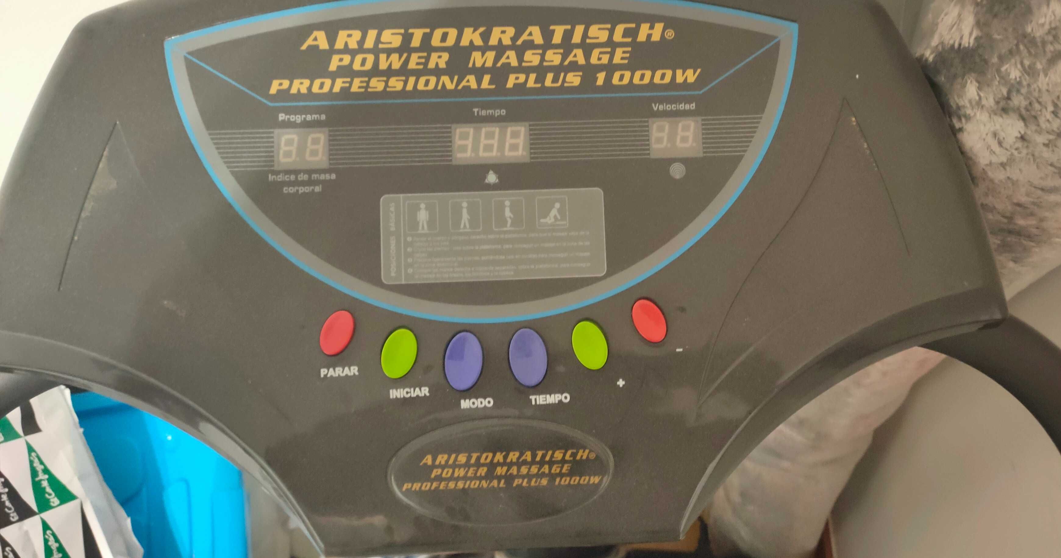 Placa vibratória Aristokratish power massage profissional plus