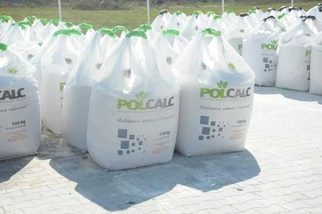Wapno rolnicze granulowane BB 500kg Polcalc Omya Luvena Wapniak Koszel